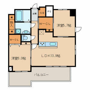 【間取り】 | アクシオン高宮東グラツィア