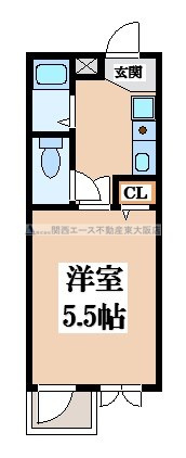 【間取り】 | ロンモンターニュ小阪