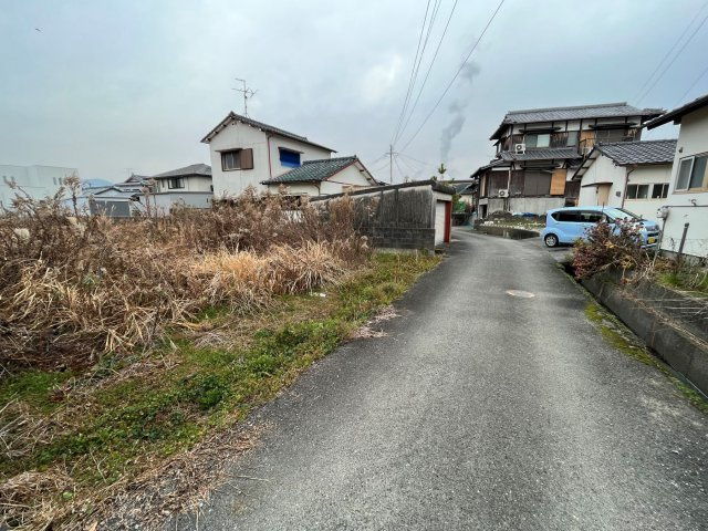 大村町土地の前面道路含む現地写真