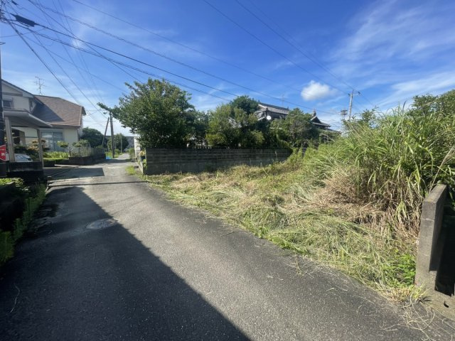 大村町土地の前面道路含む現地写真