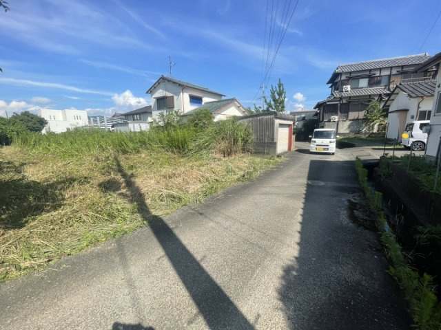 大村町土地の前面道路含む現地写真