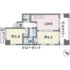 【間取り】 | ベレーザ平尾