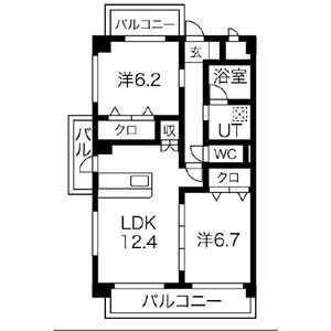 【間取り】 | グランマーサ桜坂