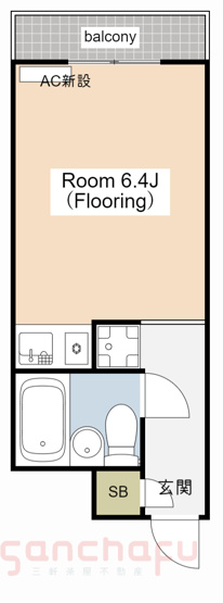 【間取り】 | ライオンズマンション太子堂第２