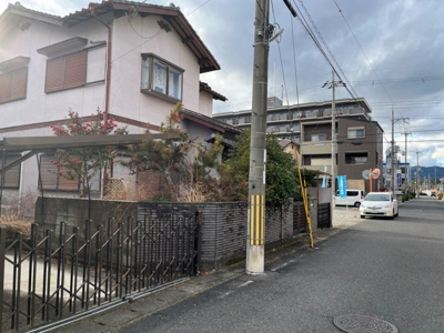 【前面道路含む現地写真】 | 大津市今堅田2丁目8-13　売土地