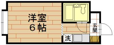 南波ロイヤルハイツの間取り