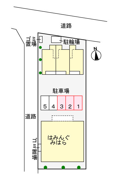 はみんぐ　みはらⅡの区画図