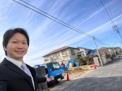 【前面道路含む現地写真】 | 千種区鹿子殿第2期　全3棟　2号棟＜仲介手数料無料＞富士見台小・千種台中　新築一戸建て | 2/9撮影
住宅ローンアドバイザーの村田です。住宅ローン審査が通らなかった方、あきらめる前にご相談ください。