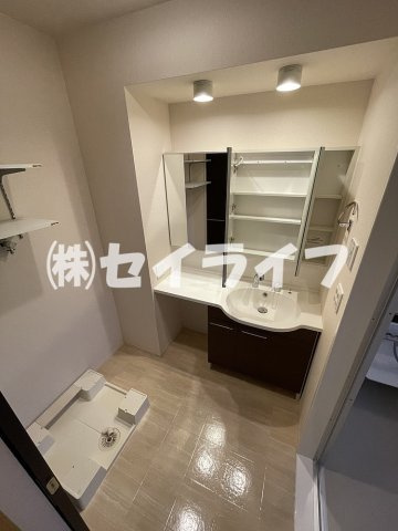 インペリアルカーサB棟の洗面所