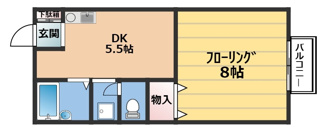 【間取り】 | ハイツ大与
