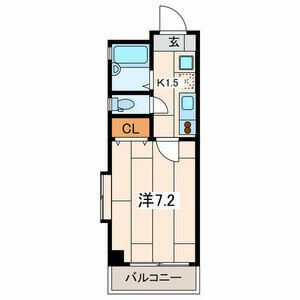 アールブラン生田の間取り