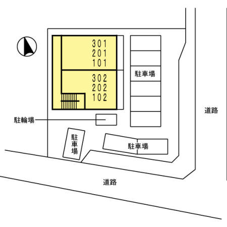 ラフィネ南町　　刈谷市近郊の賃貸ならクラスホーム刈谷店の駐車場