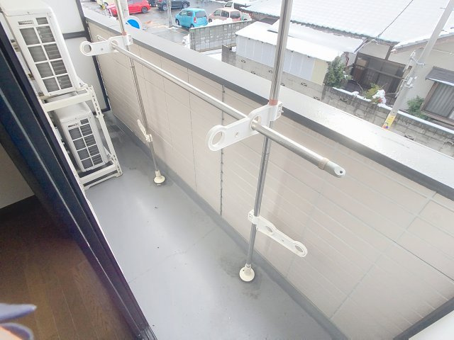 サンエーハイツのバルコニー