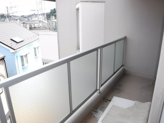 ラモーレ山田のバルコニー