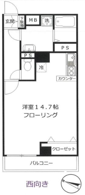 ヴィラサンローズの間取り