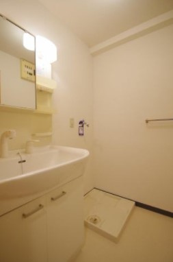 熊本市中央区本荘６丁目の賃貸マンションの洗面所