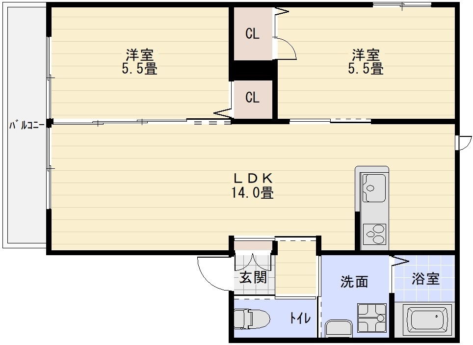 ハイムオランジュの間取り