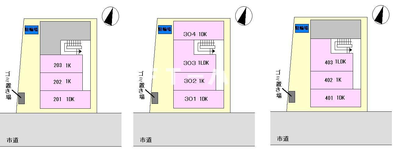 ライズ・イン　ハウスの駐車場|駐車場