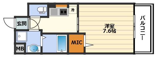 ミラージュパレス新梅田RIOの間取り