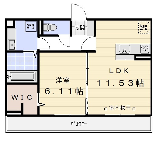 D-room渋見町の間取り