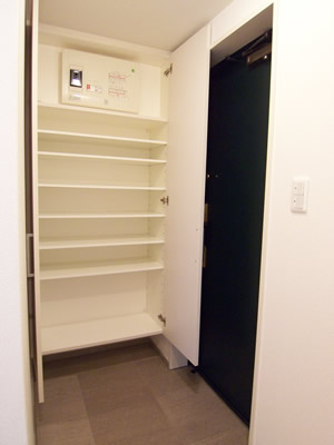 千代田区麹町２丁目の賃貸マンションの玄関