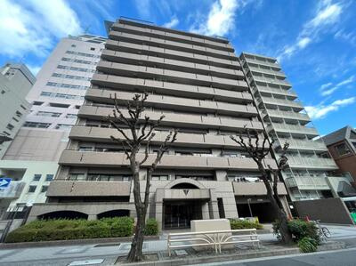 【外観】 | アドリーム丸の内　★仲介手数料無料★　名城小学校　丸の内中学校 | リノベーション済み。
保証付きマンションです。