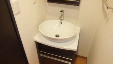 リブリ・グランディスの洗面所|オシャレな洗面台