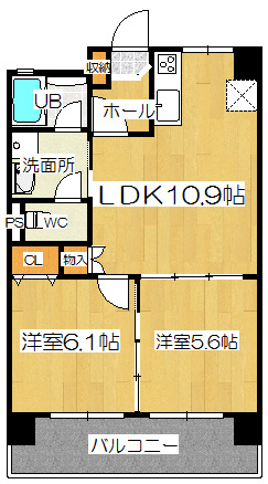 レジデンスシンコーの間取り