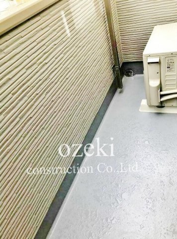 Kolet越谷大袋のバルコニー