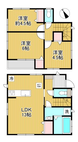 Kolet越谷大袋の間取り