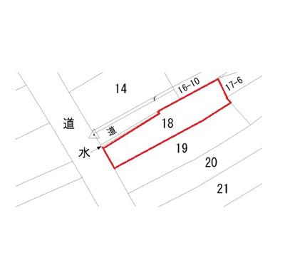 【区画図】 | 鳥取市立川町1丁目土地②