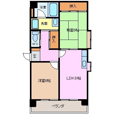 【間取り】 | レスカール鵜の森
