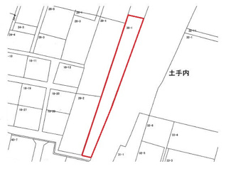 【土地図】 | 売地　土手内