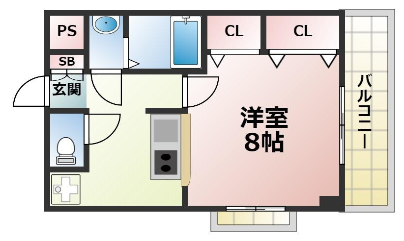 カーサエスパシオの間取り