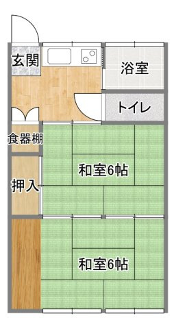 南台ハイツの間取り