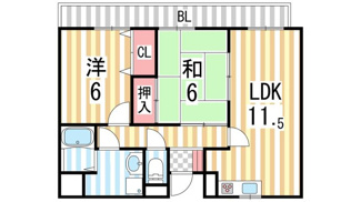 【間取り】 | エイチ・ツーオー深野（旧リヴェール深野）