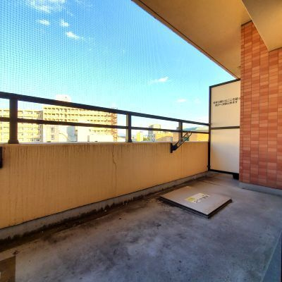 熊本市中央区九品寺１丁目の賃貸マンションのバルコニー