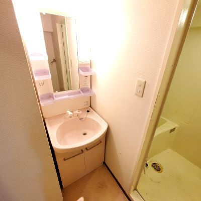 熊本市中央区九品寺１丁目の賃貸マンションの洗面所