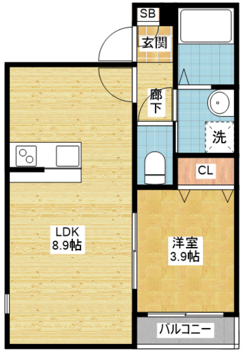 シャルムⅡ|名古屋市の賃貸ならMy賃貸の間取り|シャルムⅡ