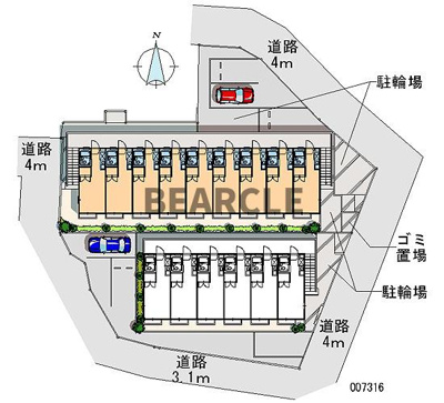 【駐車場】 | レオパレス西陣B