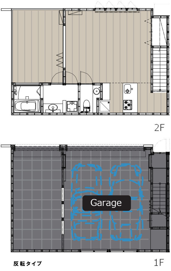 【ガレージハウス】木更津 THE Resortの間取り