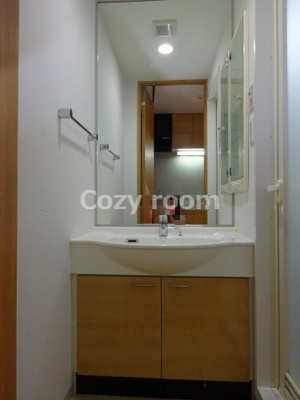 【独立洗面台】 | パークフラッツ江坂 | 独立洗面台、朝の身支度には欠かせません