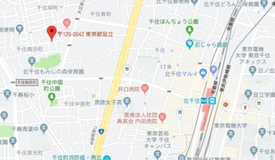 【地図】 | シャンティ北千住 | 地図