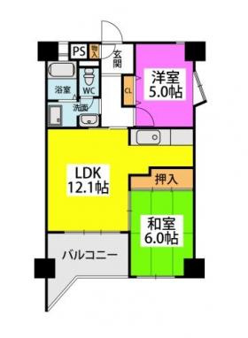 アルテハイム宮ノ陣の間取り