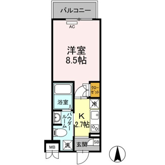 【間取り】 | ラ・ヴィ・アン・ローズ南本庄