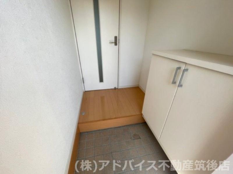 八女郡広川町大字一條のアパートの玄関