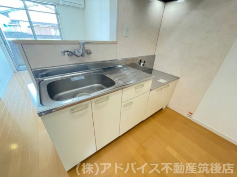八女郡広川町大字一條のアパートのキッチン
