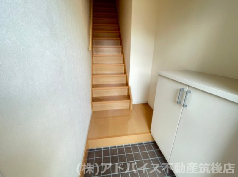 八女郡広川町大字一條のアパートの玄関