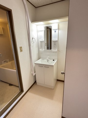 コーポあすなろの独立洗面台