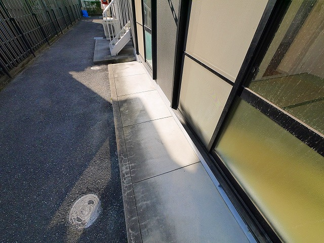 ジョイコートＢのバルコニー|陽当たり良好なバルコニーです